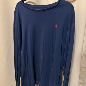 Polo by Ralph Lauren Blue Crew Neck Shirt
